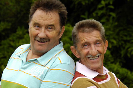 The Chuckle brothers.